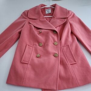 PEA COAT, Old Nany,  BEAUTIFUL SOFT PINK COLOR XS